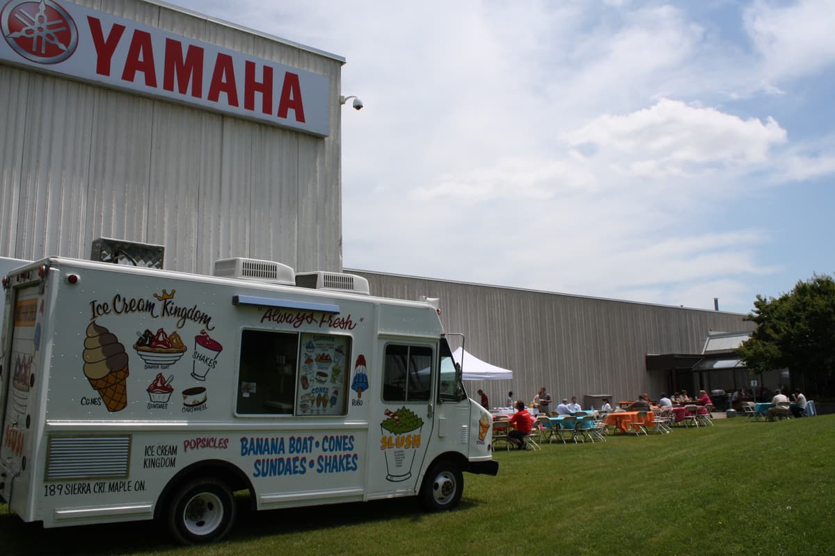 icecream Serving at Night Event