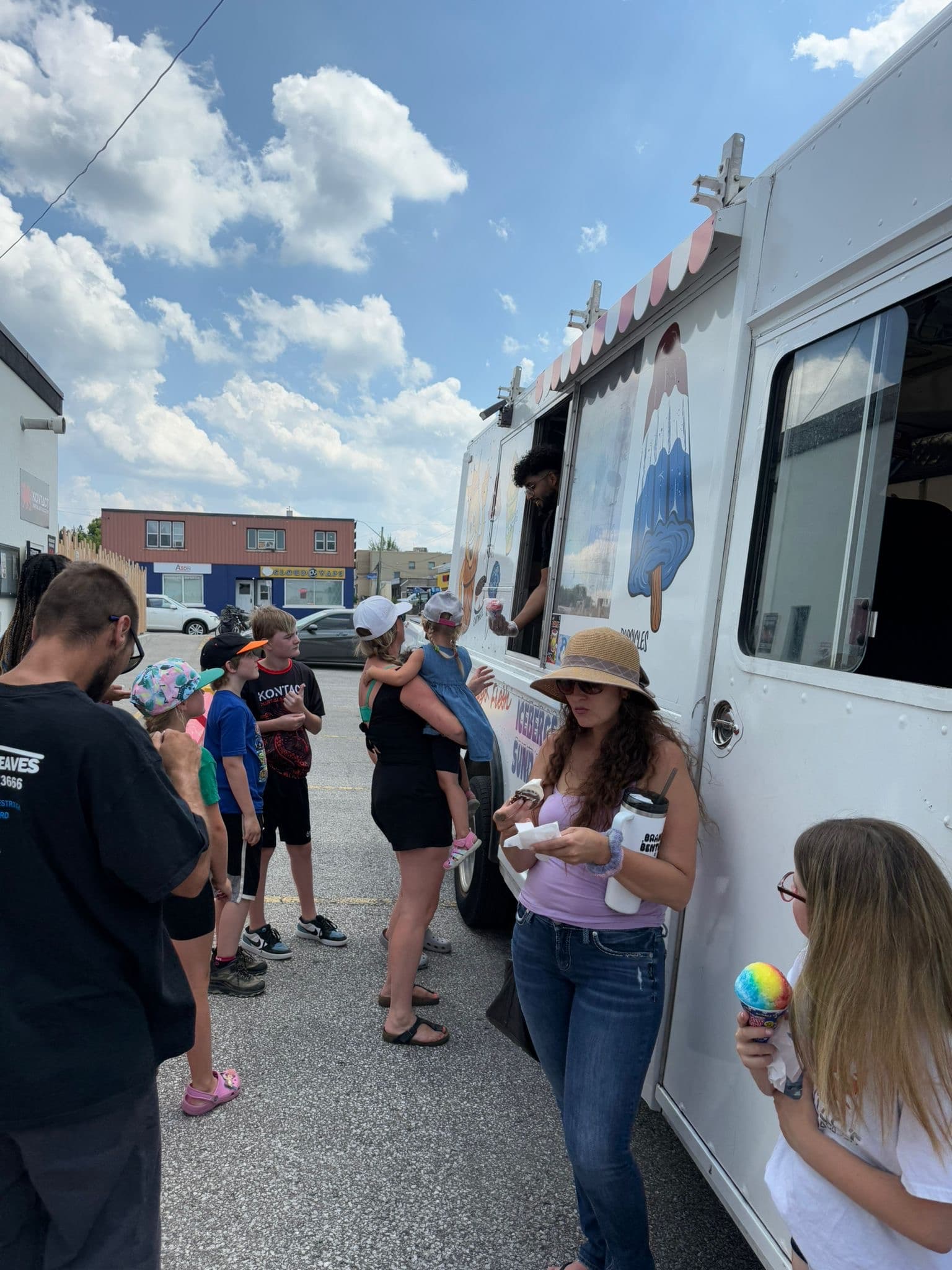 Ice Cream Truck Toronto serving guests at an event