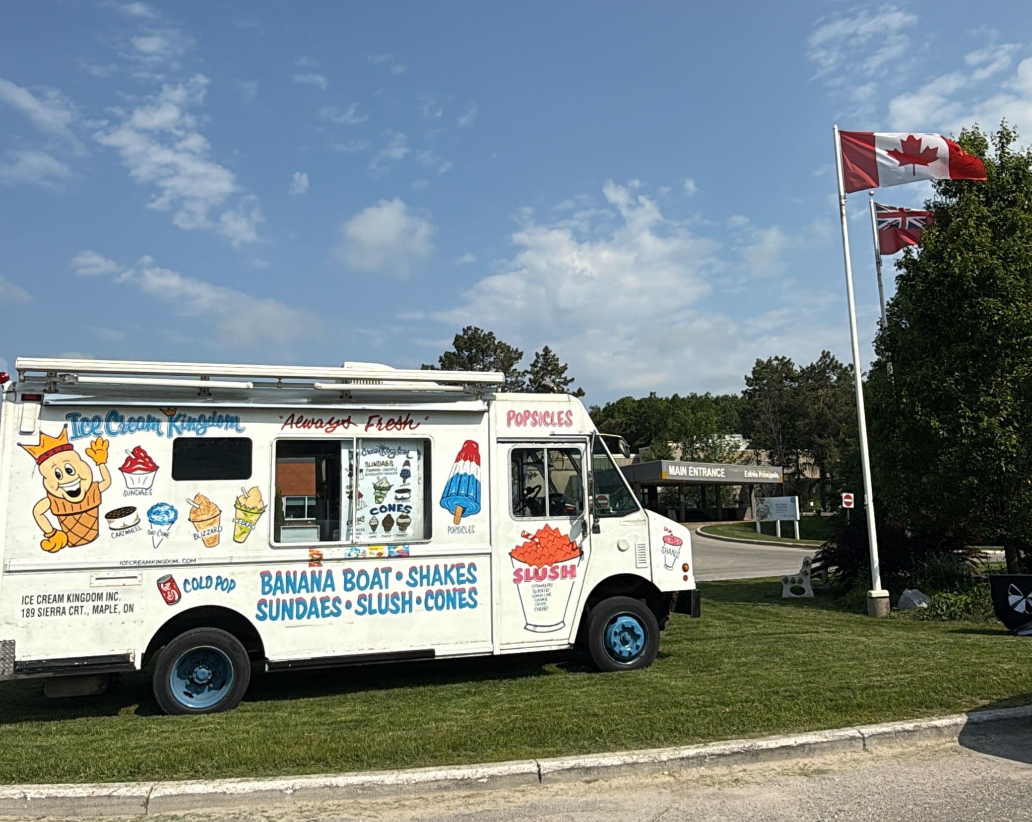 Ice Cream Truck Toronto serving window